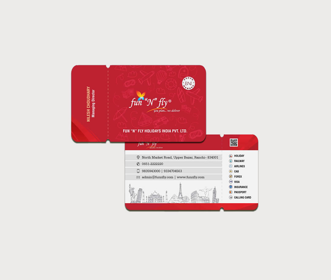 Fun n Fly Business Card Design